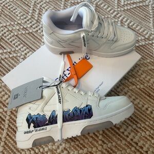 Sold out authentic, brand new off white, for walking artwork sneaker.